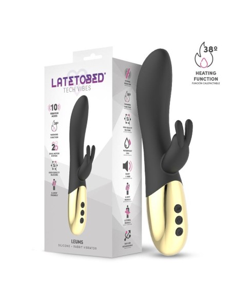 Leums Vibrador Rabbit con Funcion de Calor Punto G USB Magnetico