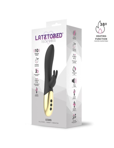 Leums Vibrador Rabbit con Funcion de Calor Punto G USB Magnetico