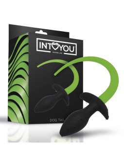 Plug Anal con Cola que Brilla en la Oscuridad