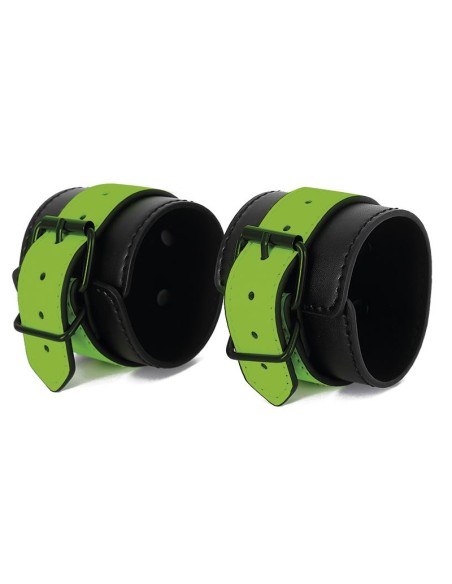 Set de Ataduras para la Cama con Esposas que Brillan en la Oscuridad Set de Ataduras para la Cama con Esposas que Brillan en la Oscuridad