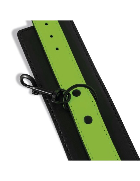 Set de Ataduras para la Cama con Esposas que Brillan en la Oscuridad Set de Ataduras para la Cama con Esposas que Brillan en la Oscuridad