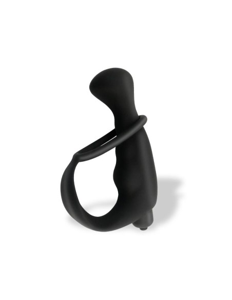Iuterp Plug Anal con Vibracion y Anillo para el Pene Iuterp Plug Anal con Vibracion y Anillo para el Pene