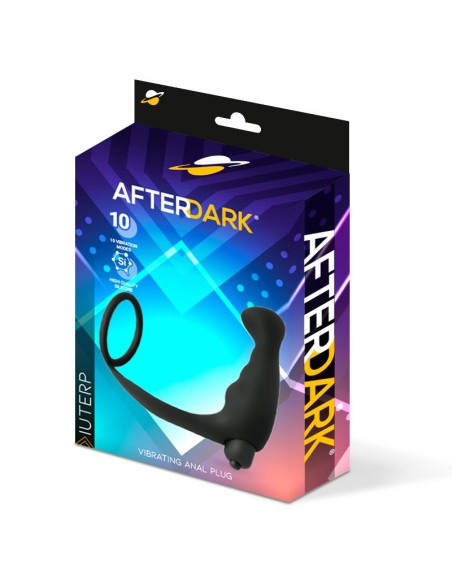 Iuterp Plug Anal con Vibracion y Anillo para el Pene Iuterp Plug Anal con Vibracion y Anillo para el Pene