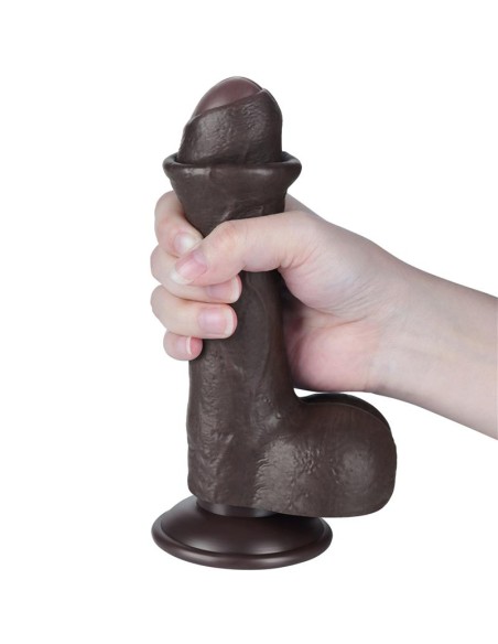 Dildo Dual Layer Piel Retractil 7 Dildo Dual Layer Piel Retractil 7