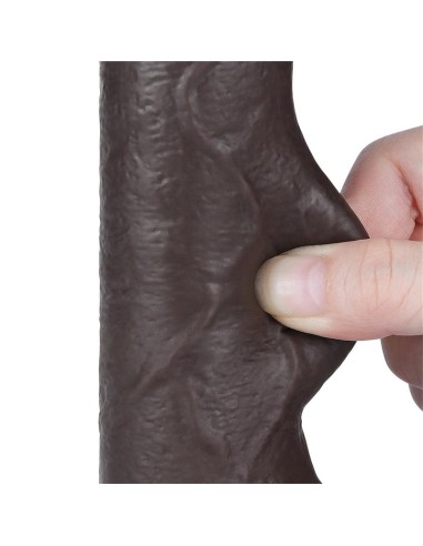 Dildo Dual Layer Piel Retractil 7