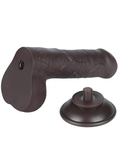 Dildo Dual Layer Piel Retractil 7