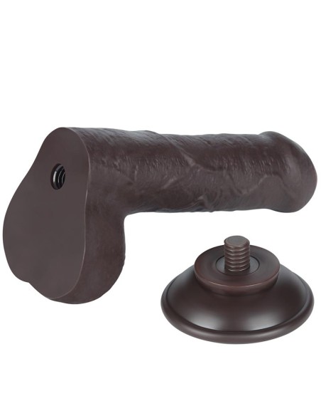 Dildo Dual Layer Piel Retractil 7 Dildo Dual Layer Piel Retractil 7