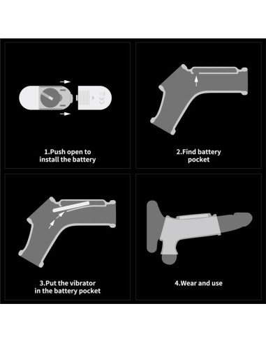 Anillo Vibrador para Pene y Escroto Wave Knights