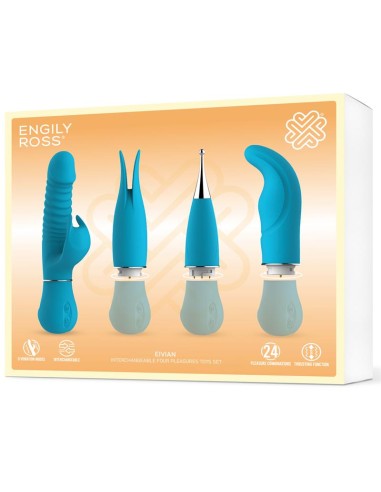 Eivian Set 4 Piezas Intercambiables Vibracion y Thrusting