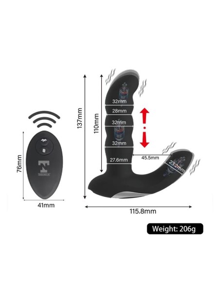 Ampex Masajeador Prostatico Punto P con Thrusting