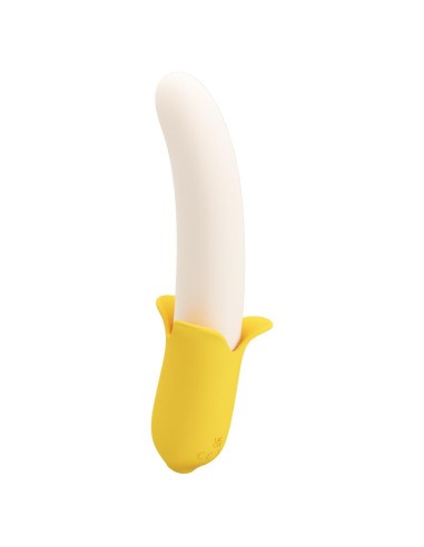 Banana Geek Vibrador con Thrusting USB