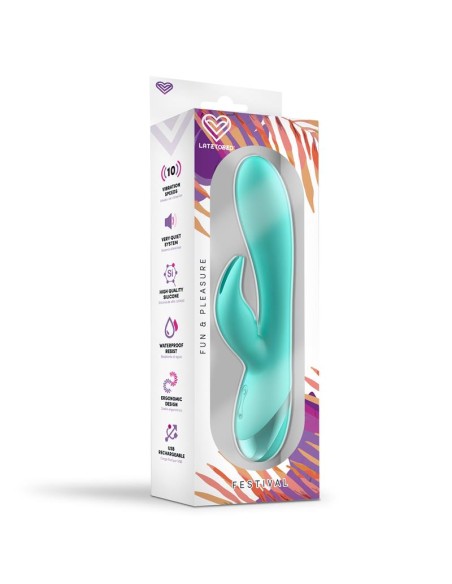 Vibrador Pertes USB Celeste Vibrador Pertes USB Celeste