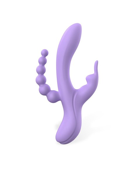 Lindsay Vibrador con Cadena Anal Silicona Liquida Unibody Flexible 2 Motores