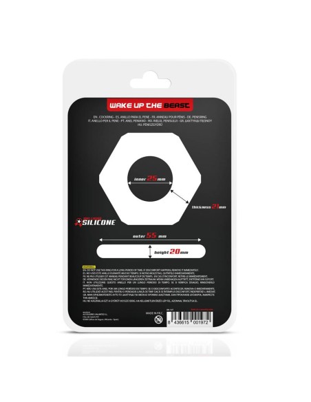 Anillo para el Pene Nut Silicona Liquida 25 mm