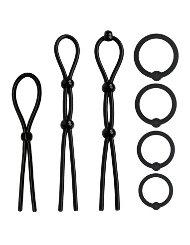 Set de 7 Anillos para el Pene Silicona Solida