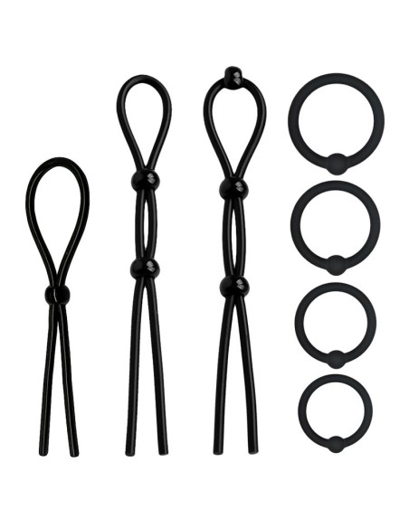 Set de 7 Anillos para el Pene Silicona Solida