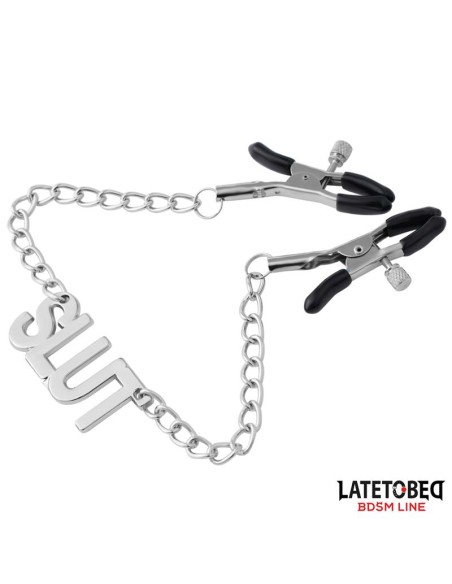 Pinzas para Pezones con Cadena Slut Pinzas para Pezones con Cadena Slut