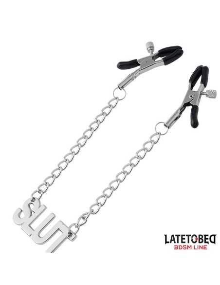 Pinzas para Pezones con Cadena Slut Pinzas para Pezones con Cadena Slut