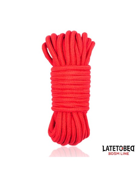 Cuerda Bondage de Algodon 5 m Roja