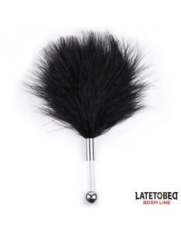 Estimulador de Plumas con Mango de Metal