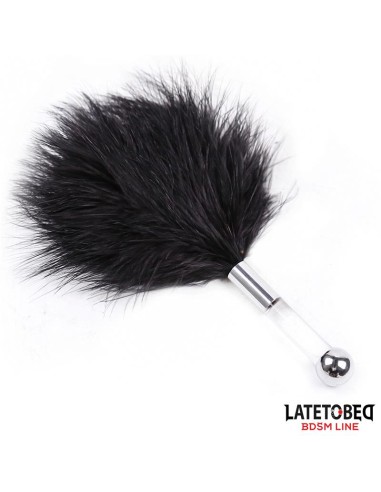 Estimulador de Plumas con Mango de Metal