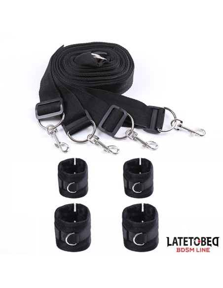 Restricciones para la Cama Esposas Ajustables y Desmontables