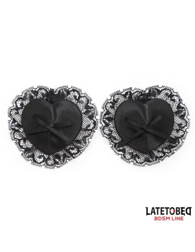 Set de 3 Piezas de Bondage Antifaz Esposas y Pezoneras