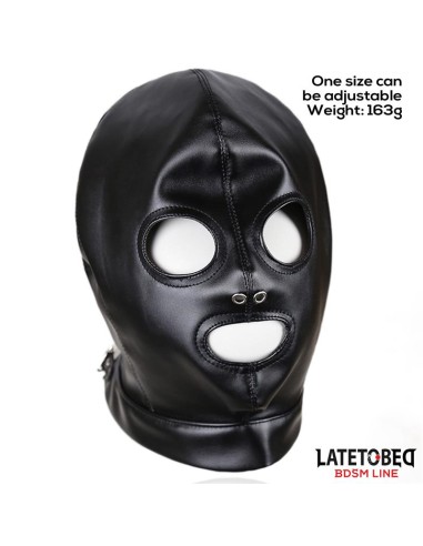 Mascara de Sumision con Correas Traseras Ajustable
