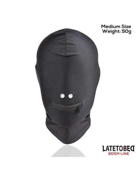 Mascara de Sumision con Cremallera en la Boca