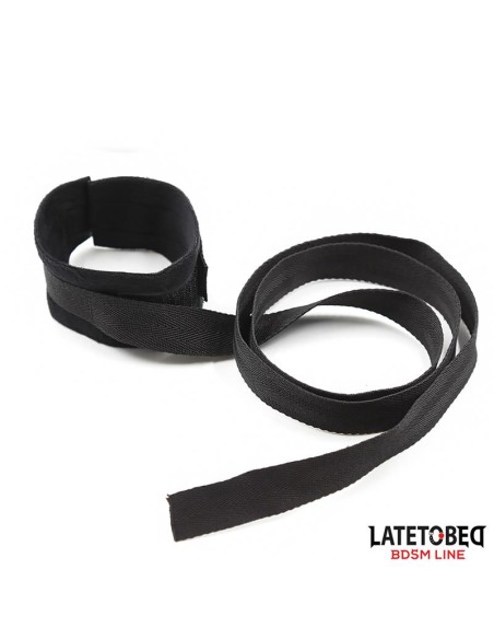 Set de Resticciones 3 Piezas Antifaz Esposas Munecas y Tobillos Ajustables