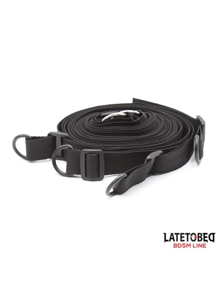 Restricciones para la Cama con Antifaz Esposas Ajustables y Desmontables