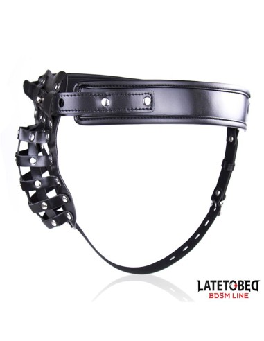 Cinturon de Castidad Masculino con Candado Ajustable