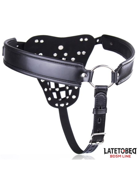 Cinturon de Castidad Masculino con Candado Ajustable