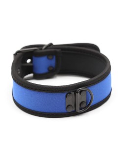 Collar de Neopreno Ajustable Azul 2
