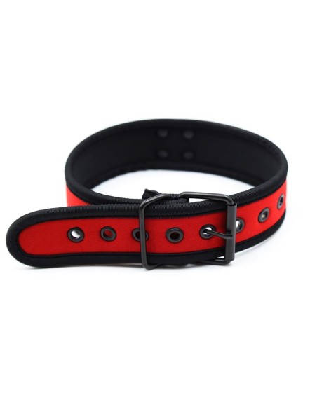 Collar de Neopreno Ajustable Rojo Collar de Neopreno Ajustable Rojo