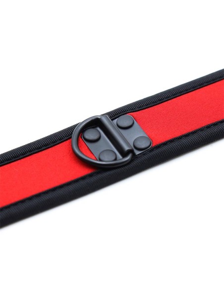 Collar de Neopreno Ajustable Rojo Collar de Neopreno Ajustable Rojo