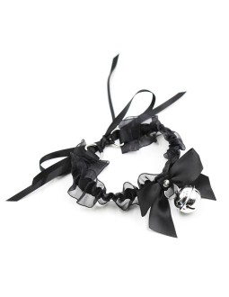 Collar con Lazo Cascabel y Encaje 2