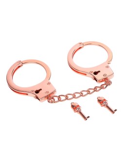 Esposas Oro Rosa con Llaves de Calavera
