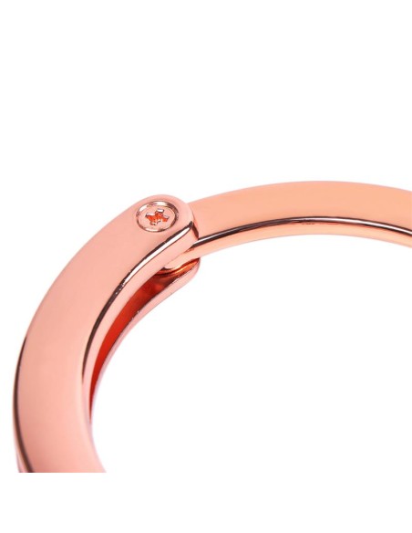 Esposas Oro Rosa con Llaves de Calavera Esposas Oro Rosa con Llaves de Calavera