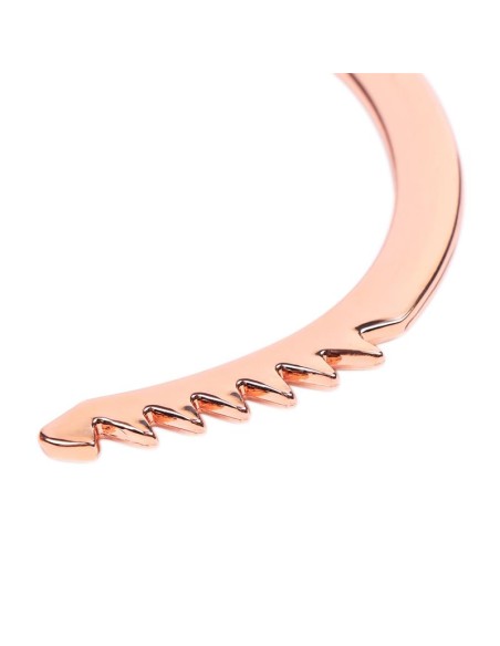 Esposas Oro Rosa con Llaves de Calavera Esposas Oro Rosa con Llaves de Calavera