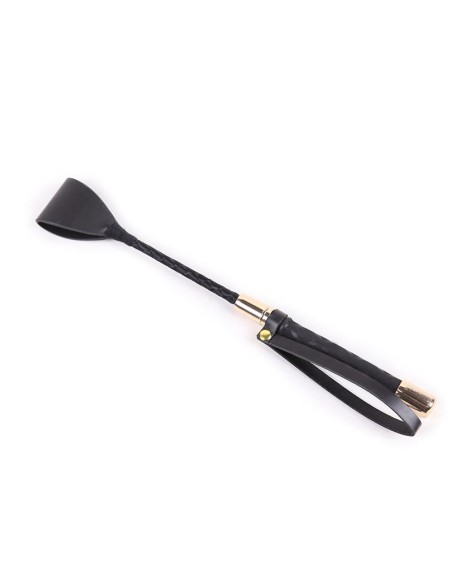 Fusta Clasica Negro y Dorado 30 cm