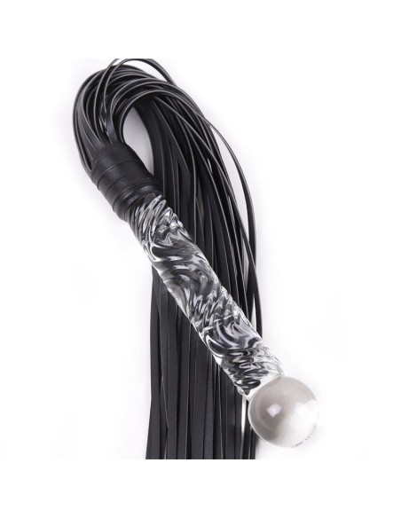 Flogger con Mango de Cristal 70 cm Flogger con Mango de Cristal 70 cm