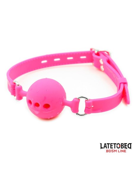 Mordaza Bola Silicona Transpirable M 45 cm