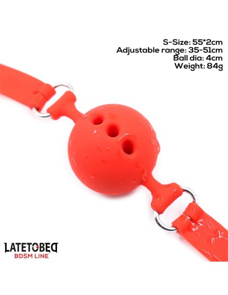 Mordaza Bola Silicona Transpirale S 4 cm Mordaza Bola Silicona Transpirale S 4 cm