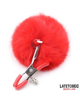 Pinzas para Pezones Ajustables con Pompon 2