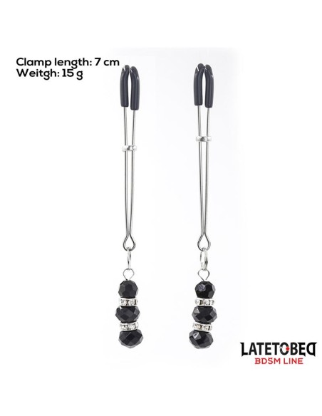 Pinzas para Pezones con Borlas de Cristal