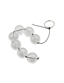 Cadena Anal con Bolas de Cristal 4 Tamanos 2
