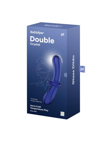 Estimulador de Cristal Double Crystal Hot and Cold Azul