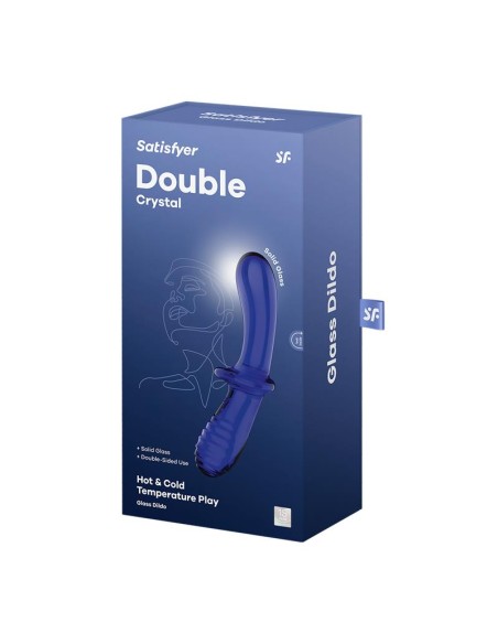 Estimulador de Cristal Double Crystal Hot and Cold Azul