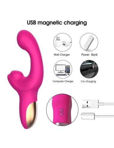 Volse Vibrador Triple Funcion con Finger y Pulsacion Tapping